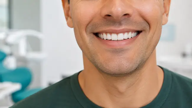 Sonrisa natural tras tratamiento de implante dental en clínica Smiling, Las Condes, Santiago